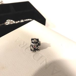 Pandora Lucky Cat Charm